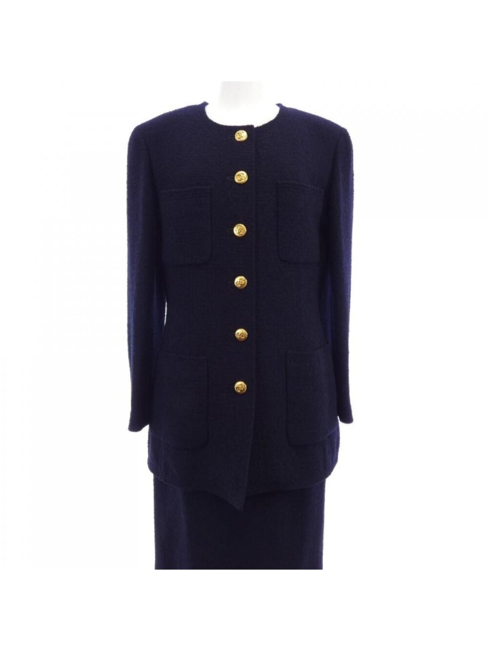 Chanel Vintage Suit Navy